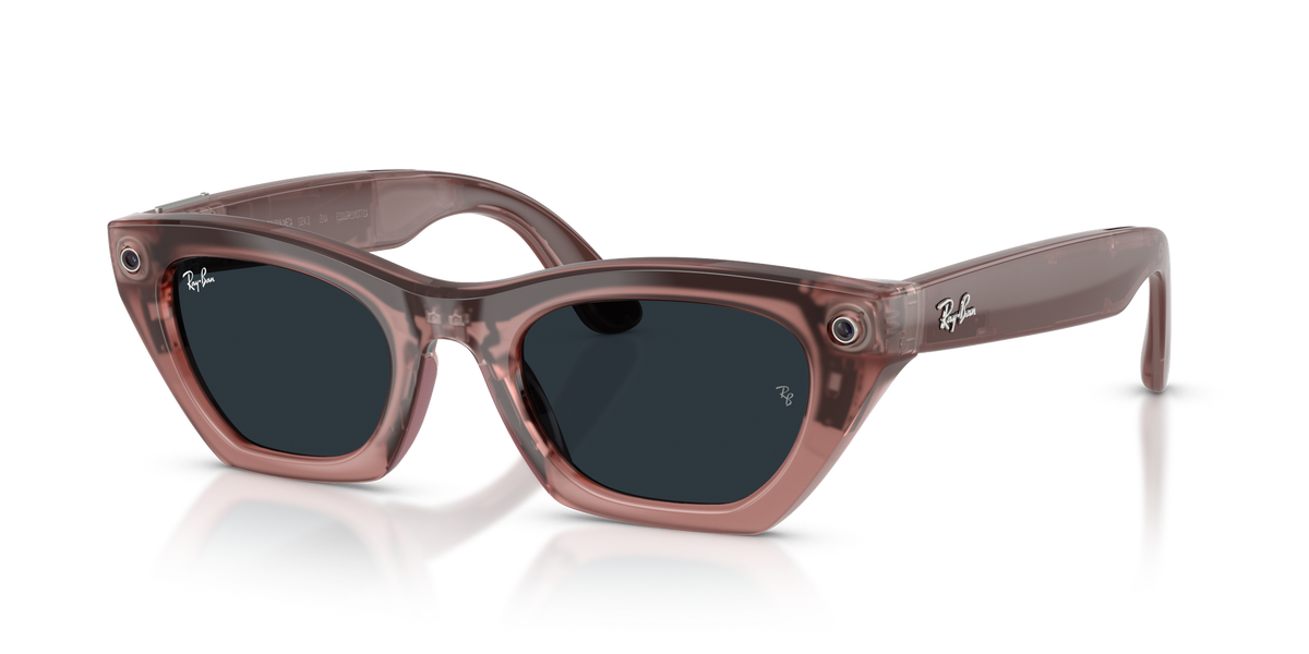Ray-Ban Meta G3 | RW4015 Zena | Milky Pink Blush Transitions Gen S Grey