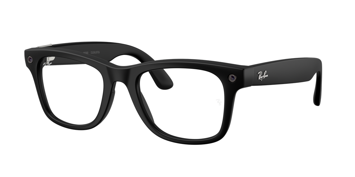 Ray-Ban Meta G3 | RW4011 Wayfarer M | Matte Black Clear BLF&AR