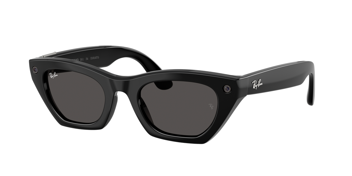 Ray-Ban Meta G3 | RW4015 Zena | Shiny Black Grey