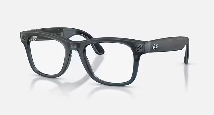 Ray-Ban Meta G3 | RW4011V Wayfarer L | Tp. Mt. Ocean Blue Optical