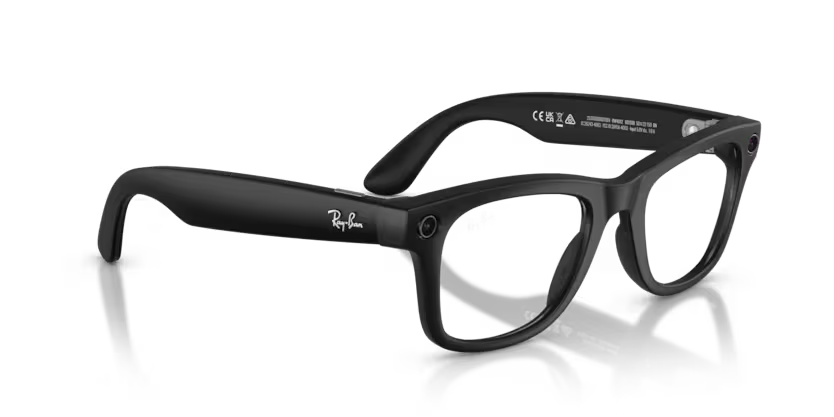 Ray-Ban Meta G2 | RW4012 Wayfarer L | Matte Black Clear