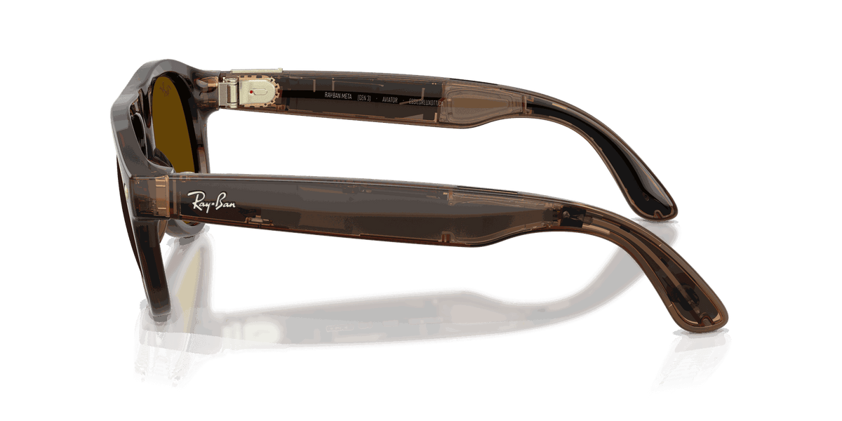Ray-Ban Meta G3 | RW4016 Aviator | Transp. Umber Transitions Jade