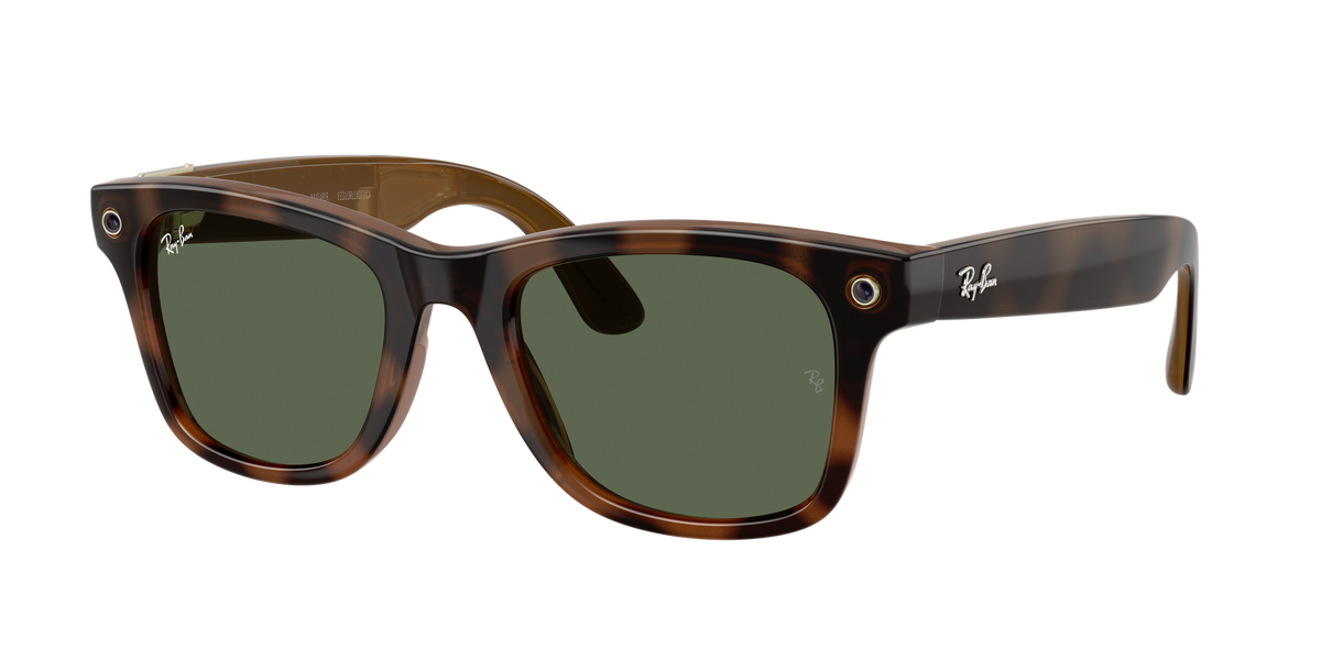 Ray-Ban Meta G3 | RW4011 Wayfarer L | Havana G15 Green