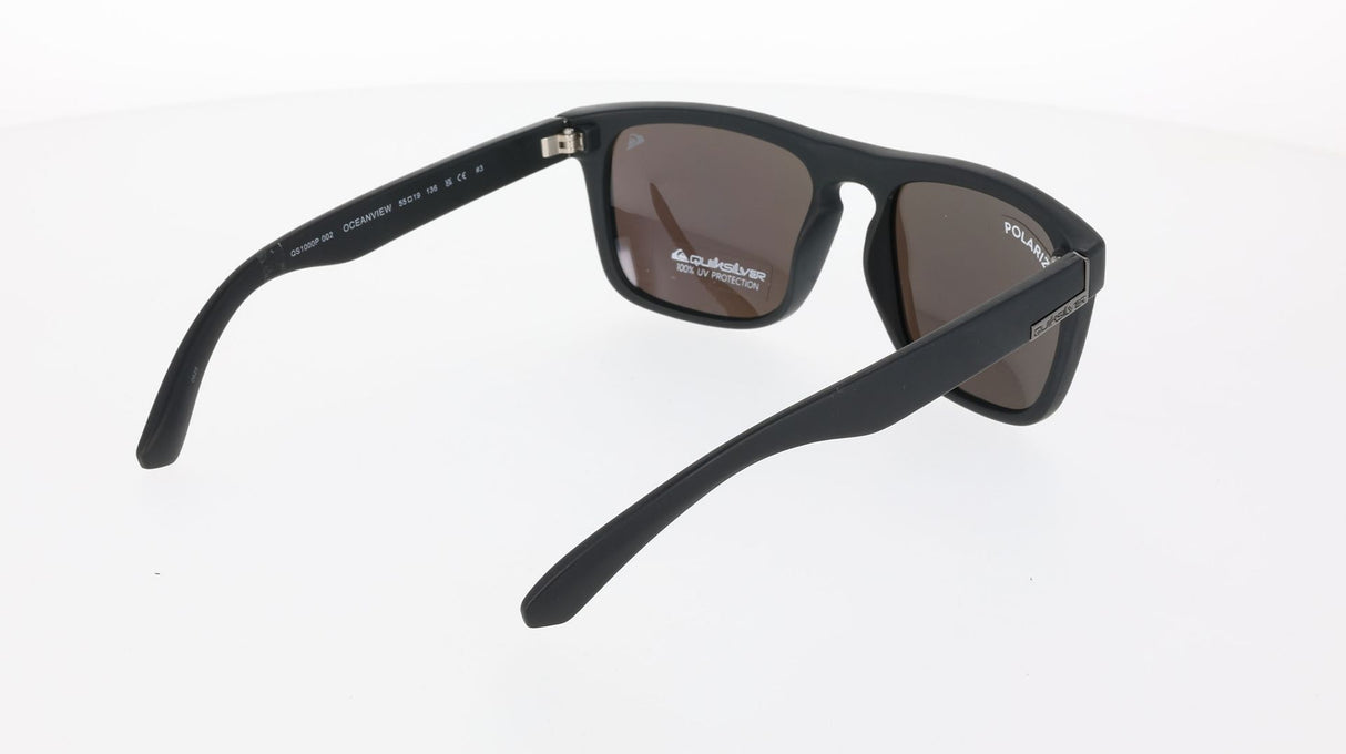 Quiksilver | QS1000P Oceanview | Rubber Black Blue Mirror Polarised