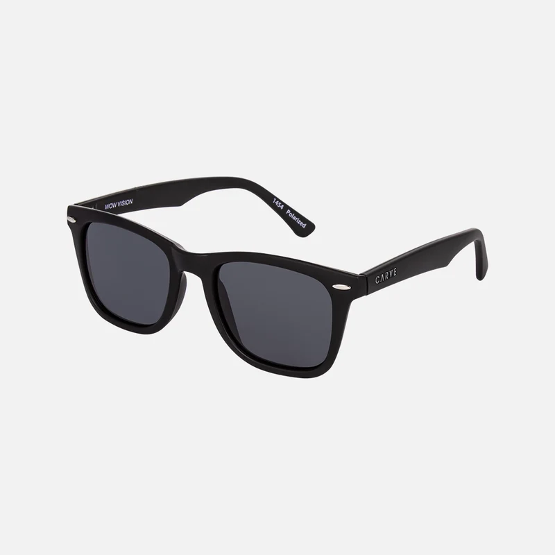 Carve | 1454 Wow Vision | Matte Black Grey Polarised