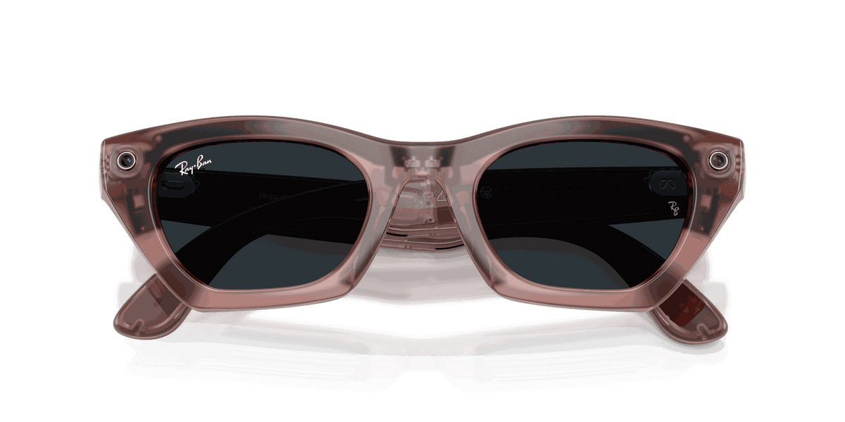 Ray-Ban Meta G3 | RW4015 Zena | Milky Pink Blush Transitions Gen S Grey