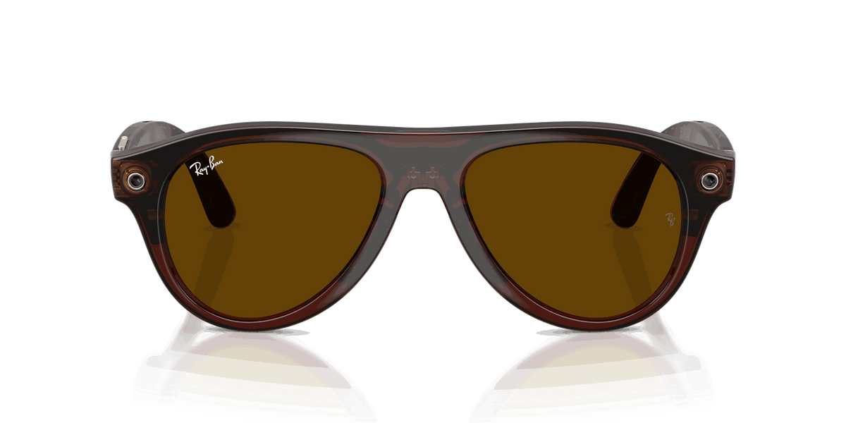 Ray-Ban Meta G3 | RW4016 Aviator | Transp. Umber Transitions Jade