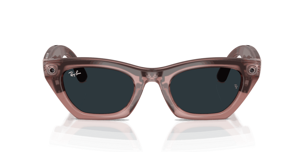 Ray-Ban Meta G3 | RW4015 Zena | Milky Pink Blush Transitions Gen S Grey