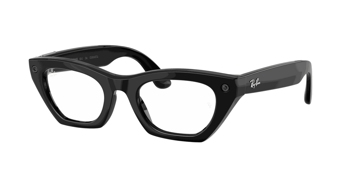 Ray-Ban Meta G3 | RW4015 Zena | Shiny Black Clear BLF&AR
