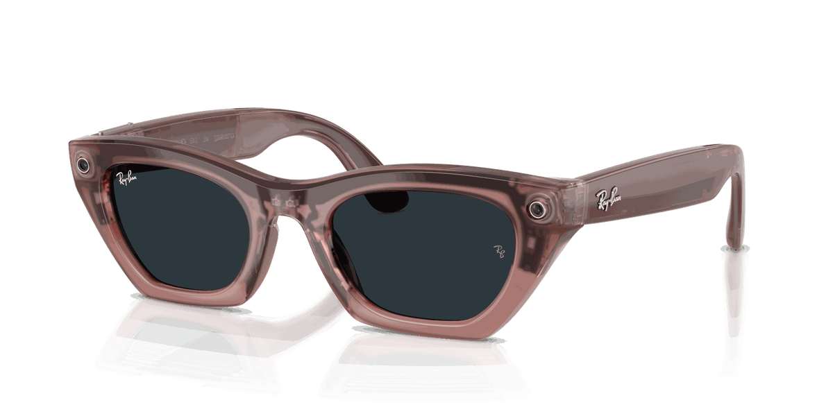 Ray-Ban Meta G3 | RW4015 Zena | Milky Pink Blush Transitions Gen S Grey
