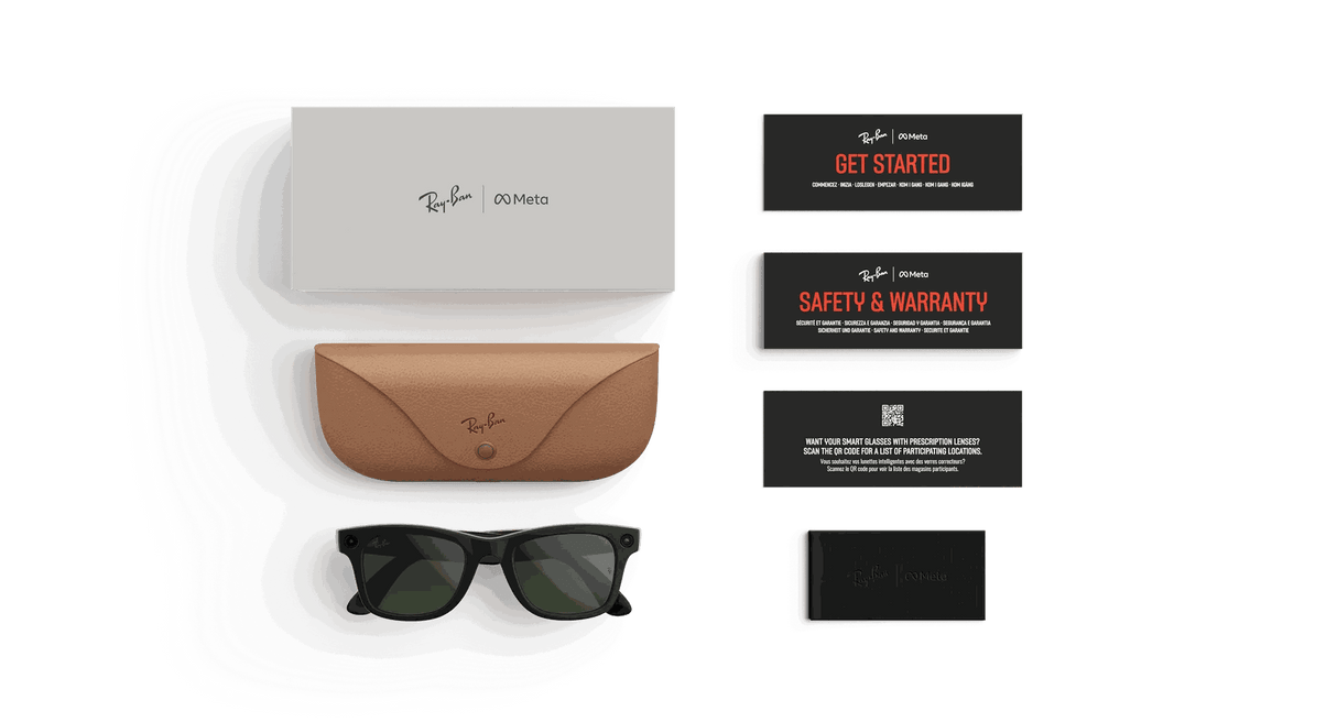 Ray-Ban Meta G2 | RW4012 Wayfarer L | Black Transitions Graphite Green