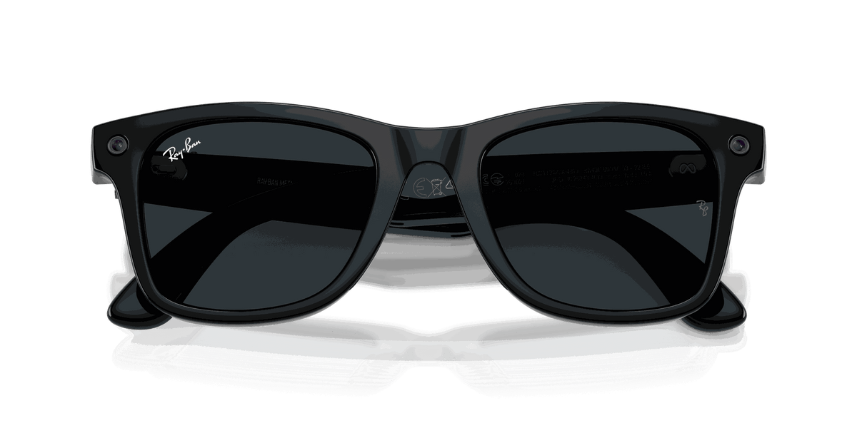 Ray-Ban Meta G3 | RW4011 Wayfarer M | Shiny Black Transitions Gen S Grey