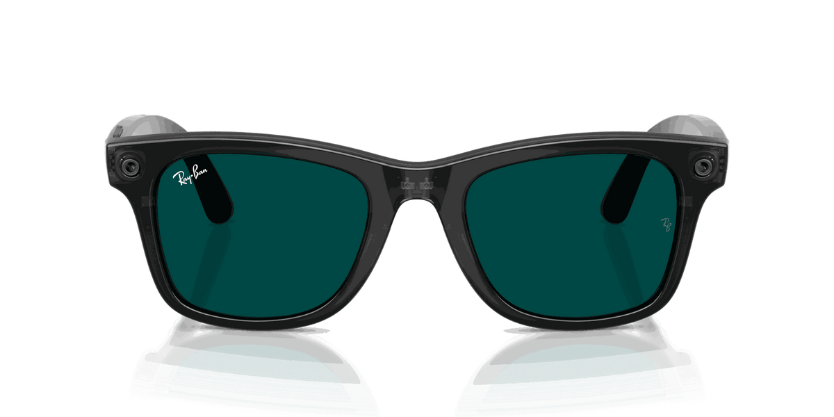 Ray-Ban Meta G3 | RW4011 Wayfarer M | Transp. Black Transitions Aquamarine