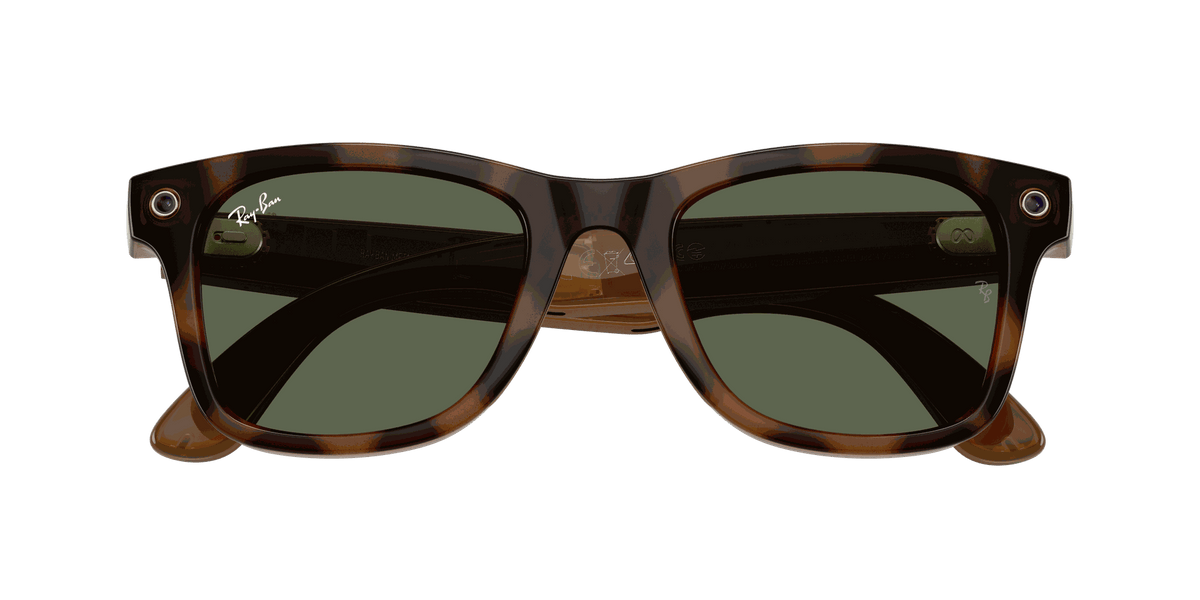 Ray-Ban Meta G3 | RW4011 Wayfarer L | Havana G15 Green