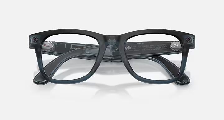 Ray-Ban Meta G3 | RW4011V Wayfarer L | Tp. Mt. Ocean Blue Optical