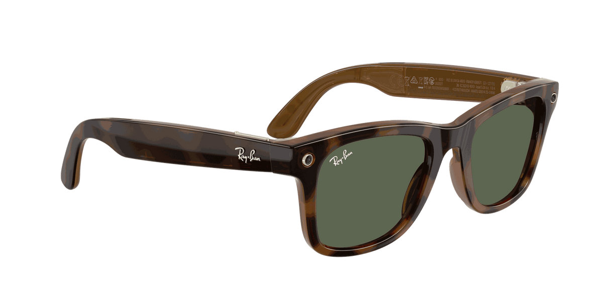 Ray-Ban Meta G3 | RW4011 Wayfarer M | Havana G15 Green