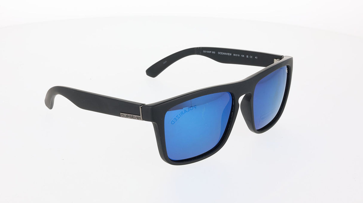 Quiksilver | QS1000P Oceanview | Rubber Black Blue Mirror Polarised