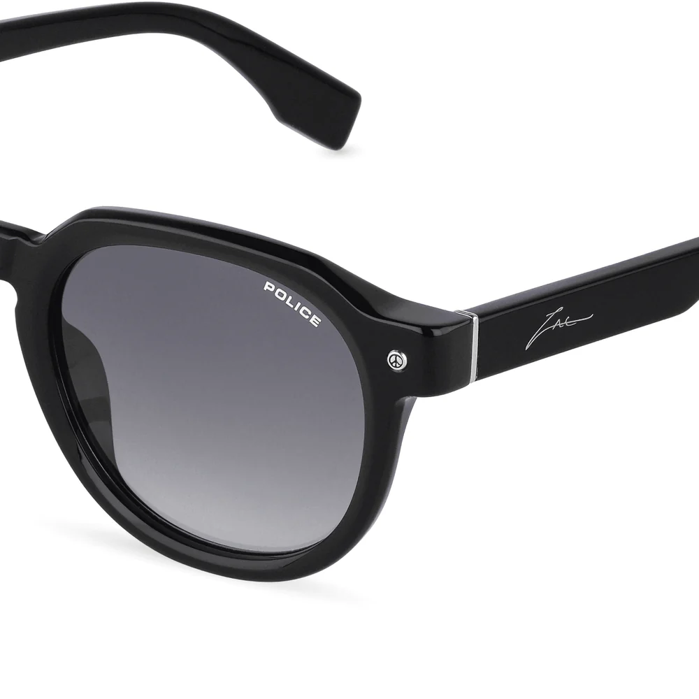 Police | SPLU83 | Shiny Black Smoke Gradient