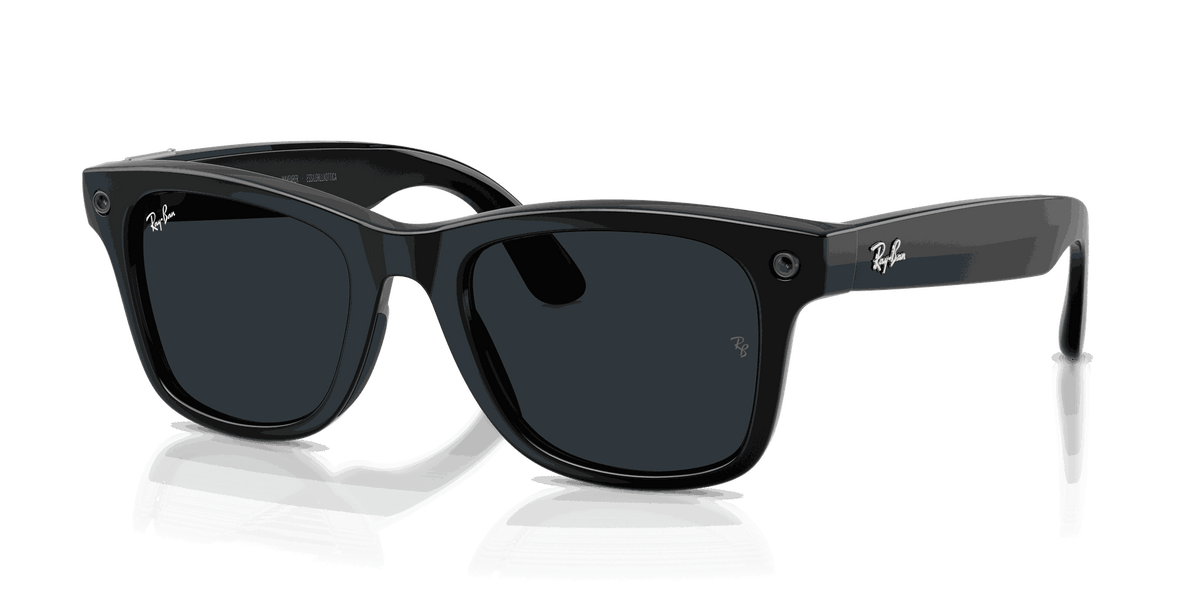 Ray-Ban Meta G3 | RW4011 Wayfarer L | Shiny Black Transitions Gen S Grey