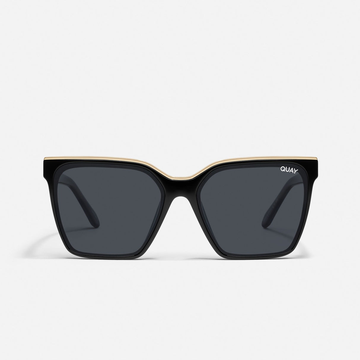Quay | Level Up | Black Smoke Gold Polarised
