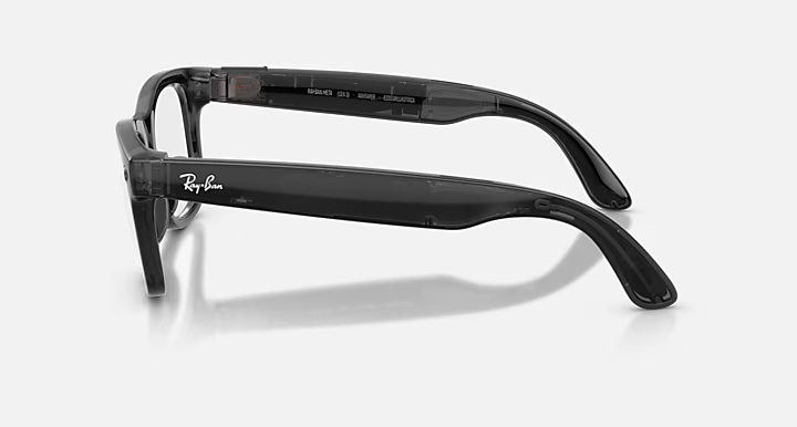 Ray-Ban Meta G3 | RW4011V Wayfarer L | Transp. Black Optical