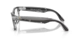 Ray-Ban Meta G2 | RW4012 Wayfarer L | Shiny Transparent Grey Transitions Sapphire
