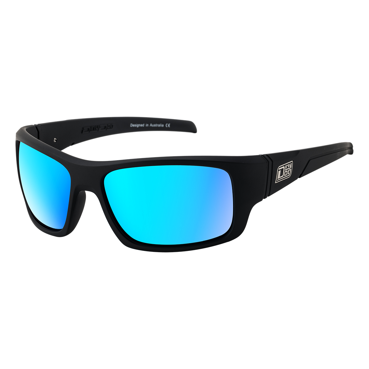 Dirty Dog | DD53600 Stray | Black Blue Mirror Polarised
