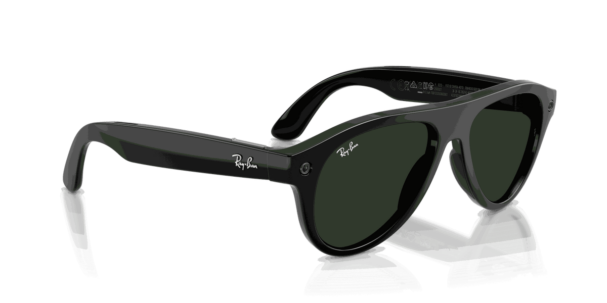 Ray-Ban Meta G3 | RW4016 Aviator | Shiny Black Transitions Gen S Graphite Green