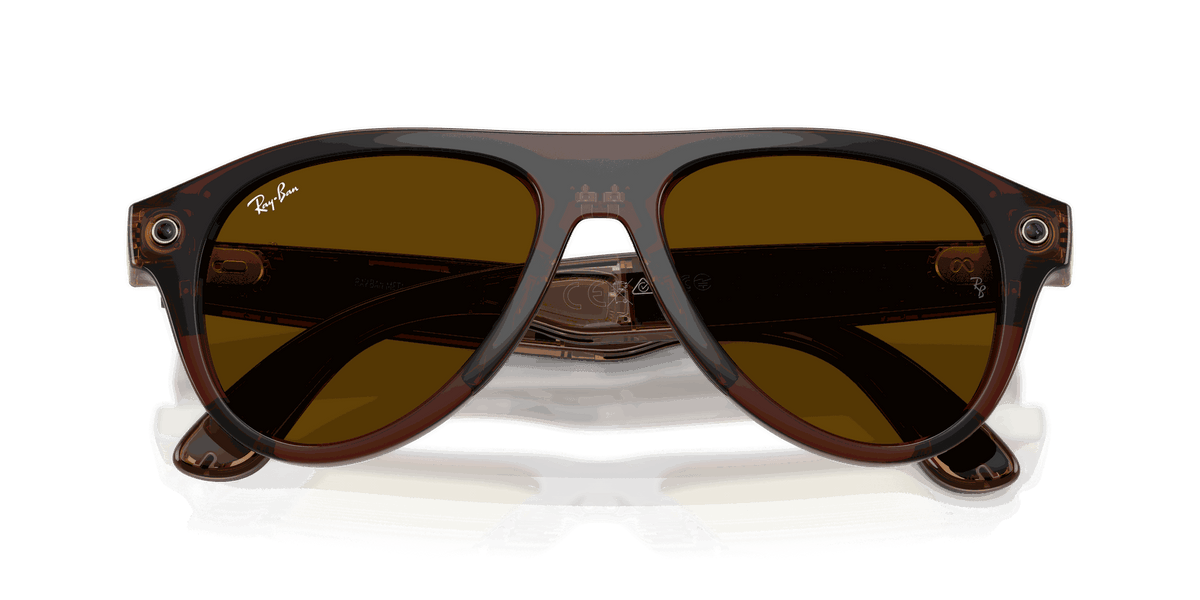 Ray-Ban Meta G3 | RW4016 Aviator | Transp. Umber Transitions Jade