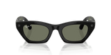Ray-Ban Meta G3 | RW4015 Zena | Shiny Black G15 Green Polarised