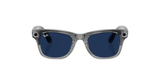 Ray-Ban Meta G2 | RW4012 Wayfarer M | Shiny Transparent Grey Transitions Sapphire