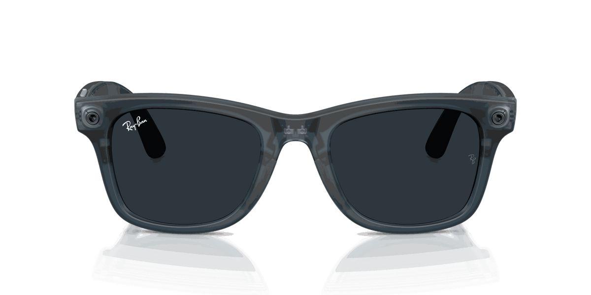 Ray-Ban Meta G3 | RW4011 Wayfarer L | Tp. Mt. Ocean Blue Transitions Gen S Grey