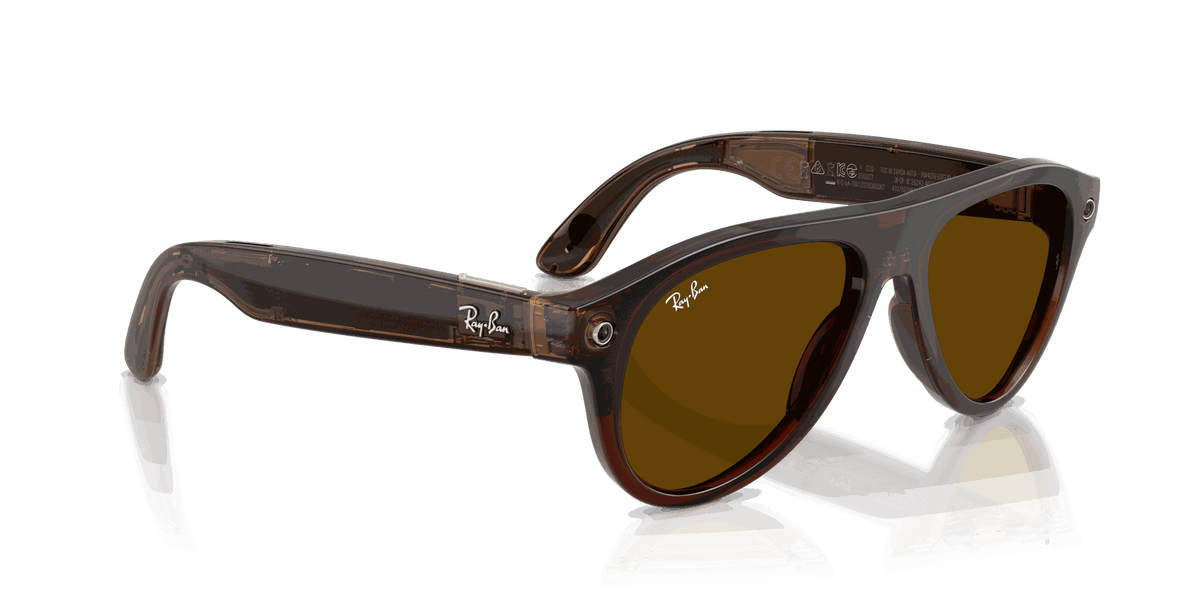Ray-Ban Meta G3 | RW4016 Aviator | Transp. Umber Transitions Jade