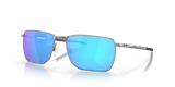 Oakley | OO4142 Ejector | Satine Chrome Prizm Sapphire Lens