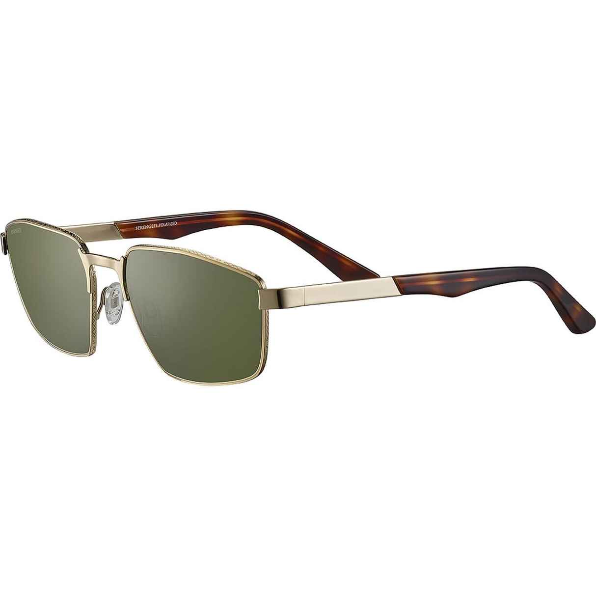 Serengeti | SS597001 Kean | Matte Gold Green Polarised