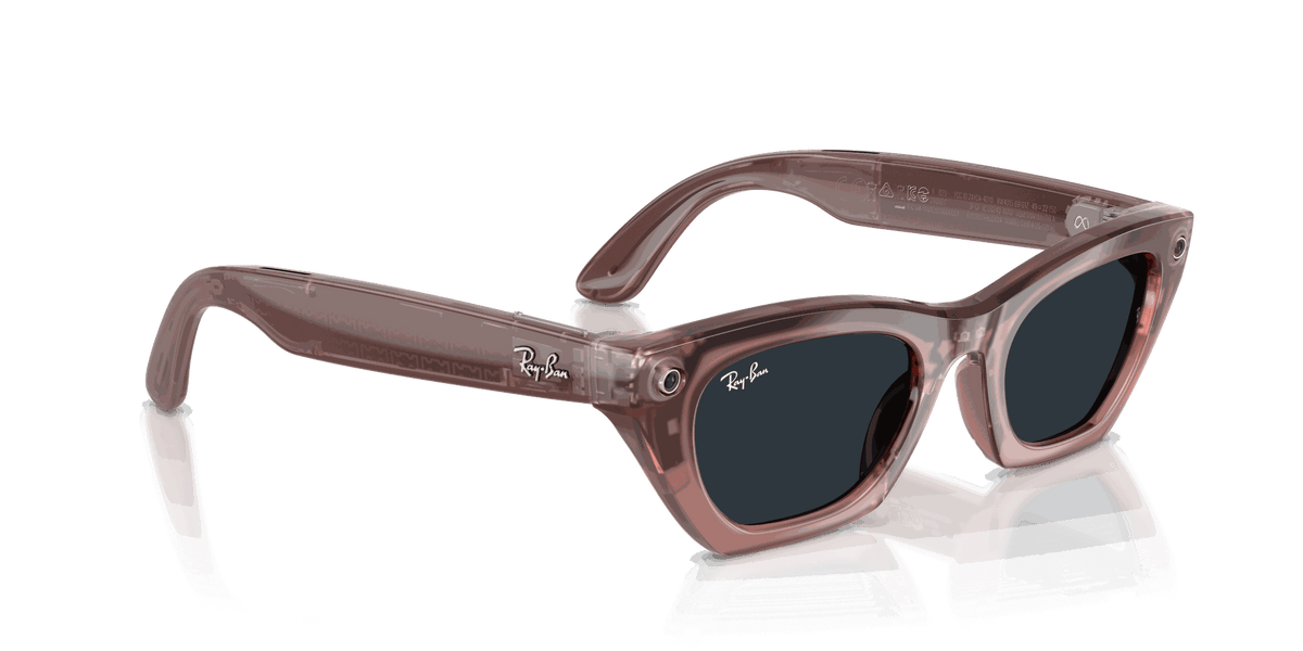 Ray-Ban Meta G3 | RW4015 Zena | Milky Pink Blush Transitions Gen S Grey