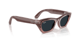 Ray-Ban Meta G3 | RW4015 Zena | Milky Pink Blush Transitions Gen S Grey