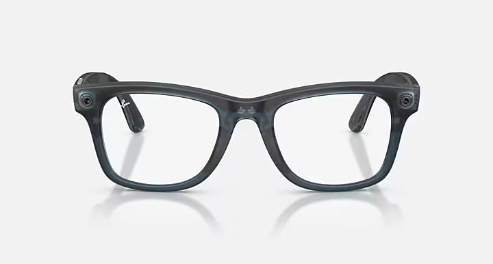 Ray-Ban Meta G3 | RW4011V Wayfarer L | Tp. Mt. Ocean Blue Optical
