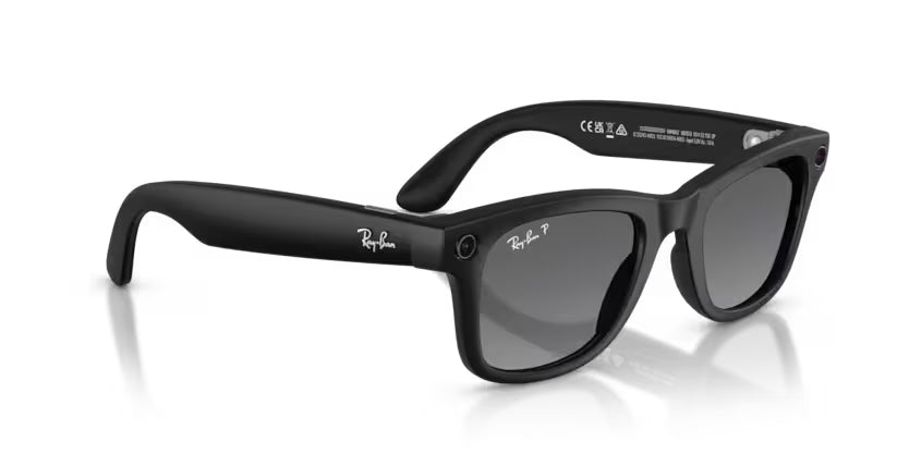Ray-Ban Meta G2 | RW4012 Wayfarer L | Matte Black Gradient Graphite Polarised