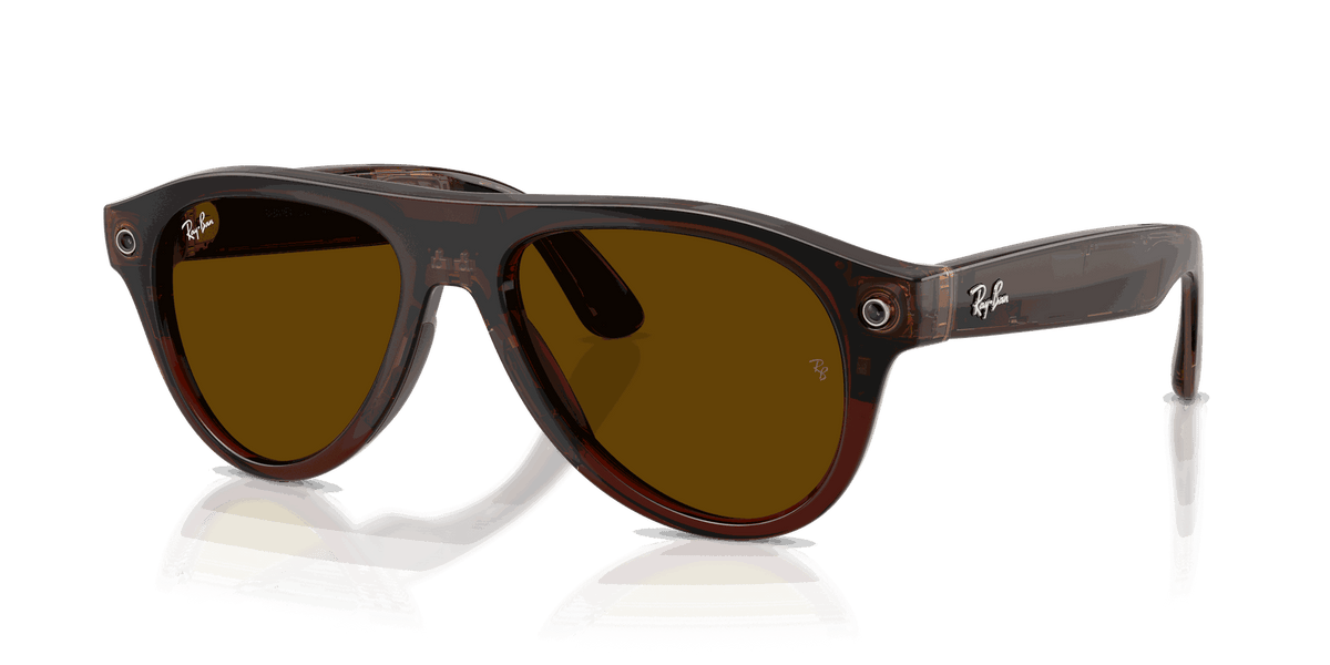 Ray-Ban Meta G3 | RW4016 Aviator | Transp. Umber Transitions Jade
