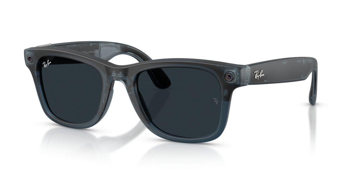 Ray-Ban Meta G3 | RW4011 Wayfarer M | Shiny Black Transitions Gen S Grey