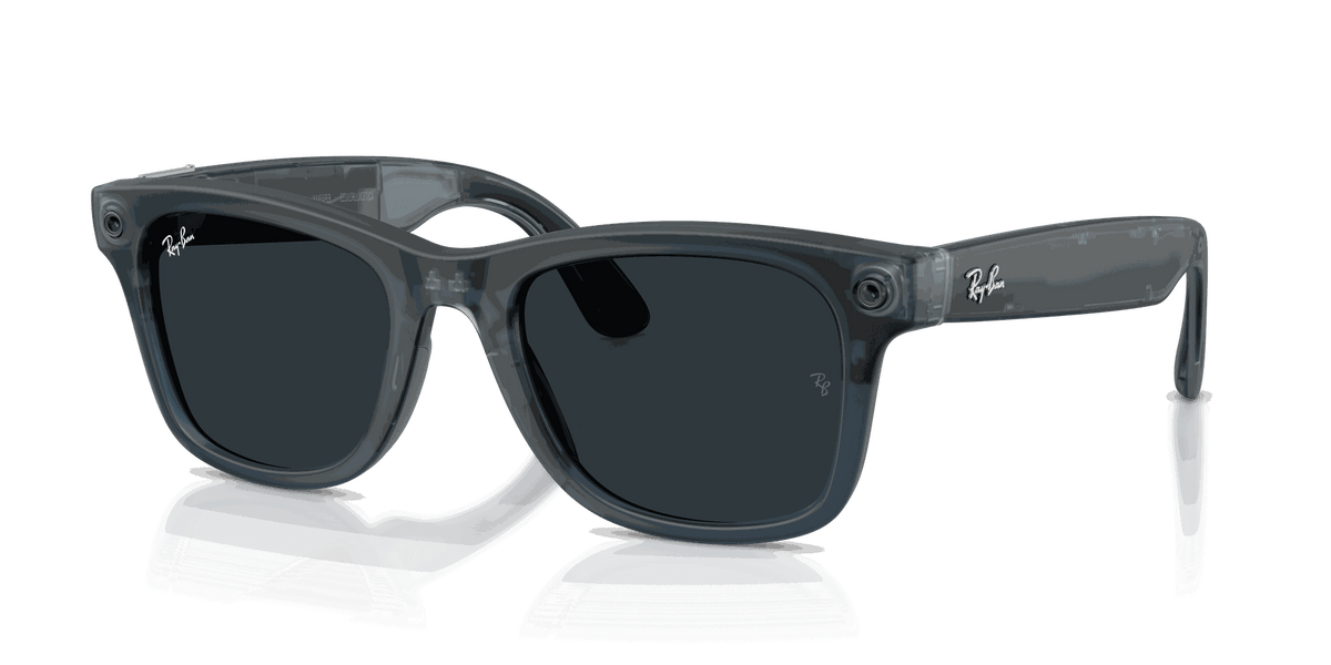 Ray-Ban Meta G3 | RW4011 Wayfarer L | Tp. Mt. Ocean Blue Transitions Gen S Grey