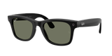Ray-Ban Meta G3 | RW4011 Wayfarer L | Shiny Black G15 Green Polarised