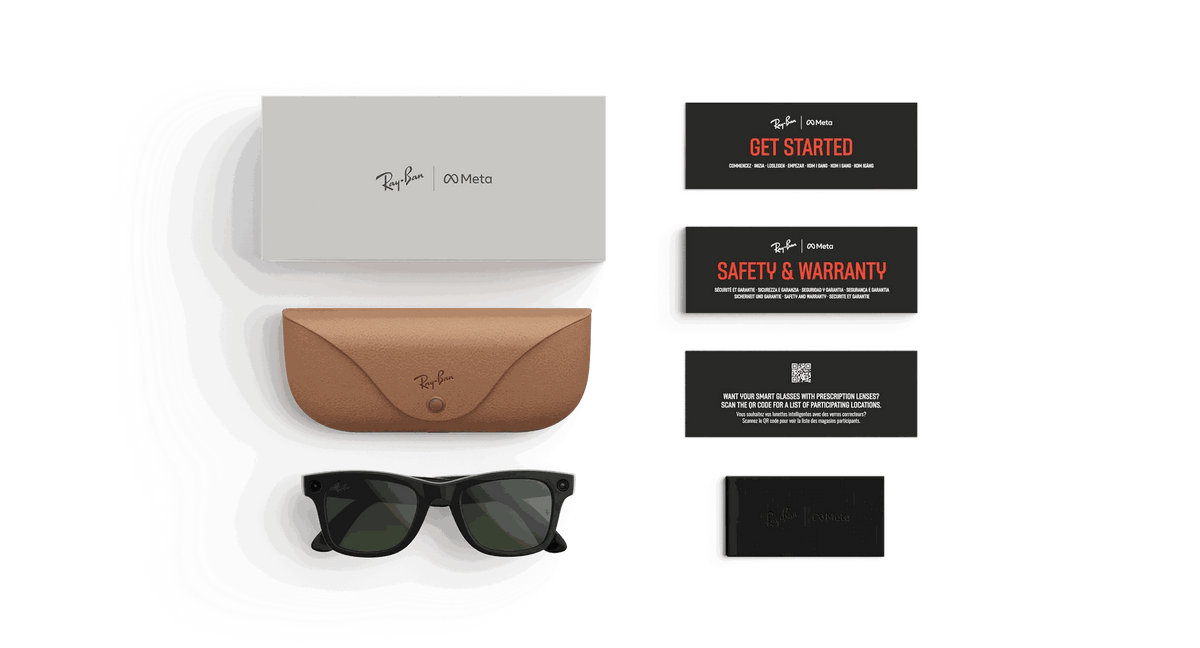Ray-Ban Meta G2 | RW4012 Wayfarer L | Black Transitions Graphite Green