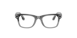Ray-Ban Meta G2 | RW4012 Wayfarer L | Shiny Transparent Grey Transitions Sapphire
