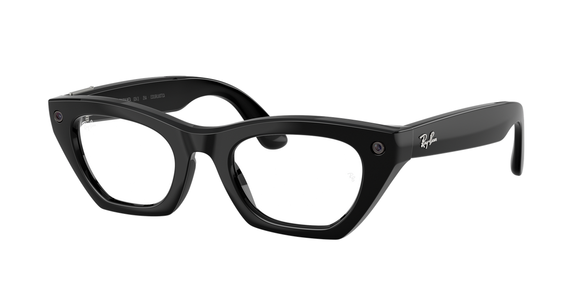 Ray-Ban Meta G3 | RW4015 Zena | Shiny Black Clear BLF&AR