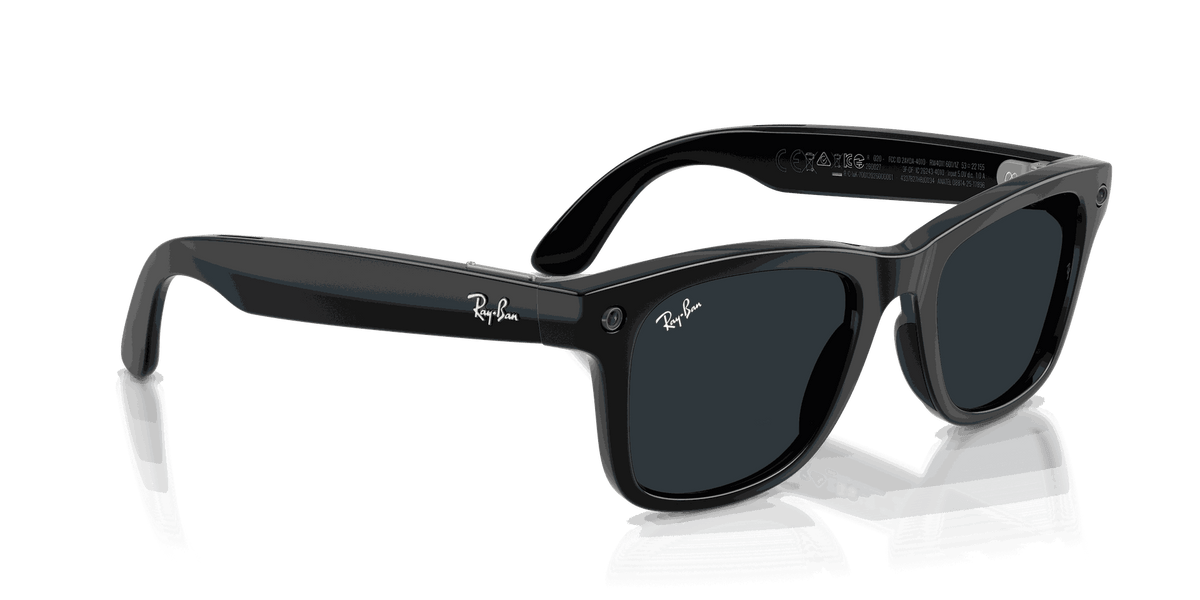 Ray-Ban Meta G3 | RW4011 Wayfarer L | Shiny Black Transitions Gen S Grey