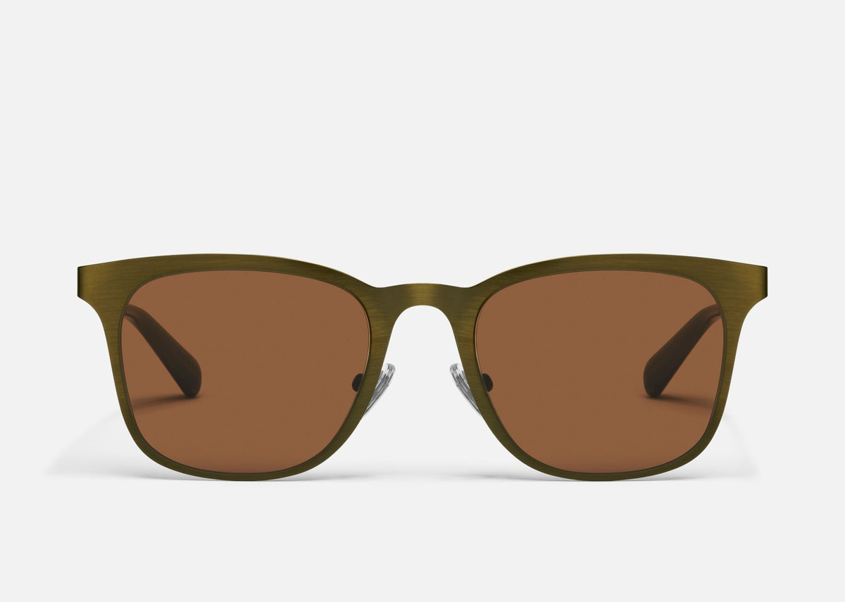 Quay | Flashback | Brushed Olive Brown