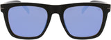 Quiksilver | QS1011 Sun Drifter | Matte Black Blue Mirror