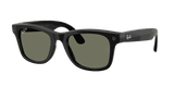 Ray-Ban Meta G3 | RW4011 Wayfarer L | Shiny Black G15 Green Polarised
